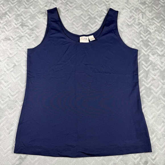 Chico's Tops - Chico's Women's Tank Top Size Medium (1) Midnight Blue Dressy Blouse